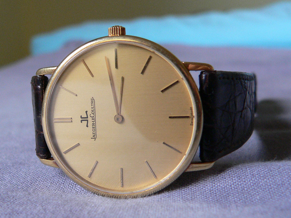 WTS JLC Jaeger LeCoultre 18k ultra thin ref 140.002.1 all