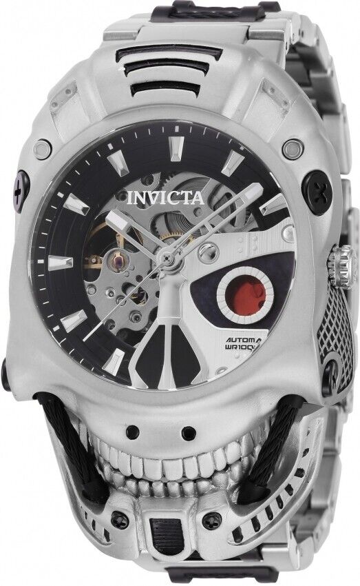 Invicta Men s Artist Skull Face Multicolor Dial Automatic 48mm SS Watch 42581 WatchCharts Marketplace