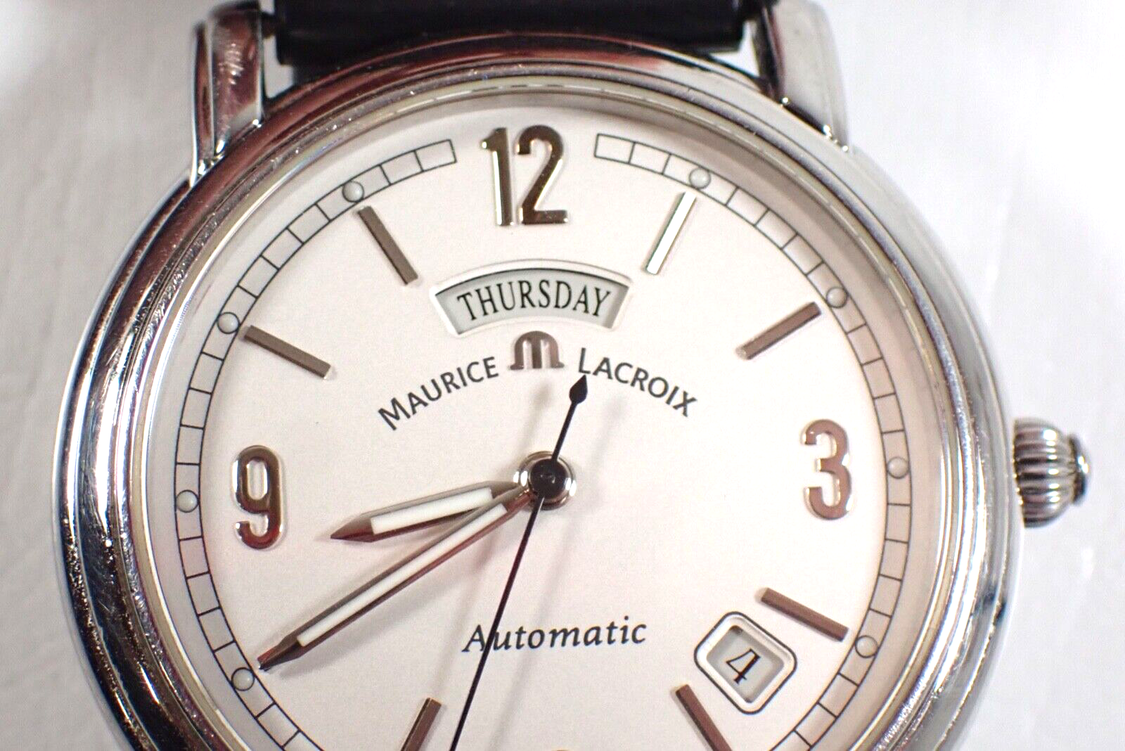 A MAURICE LACROIX AUTOMATIC SWISS MADE MENS WATCH PT 6027