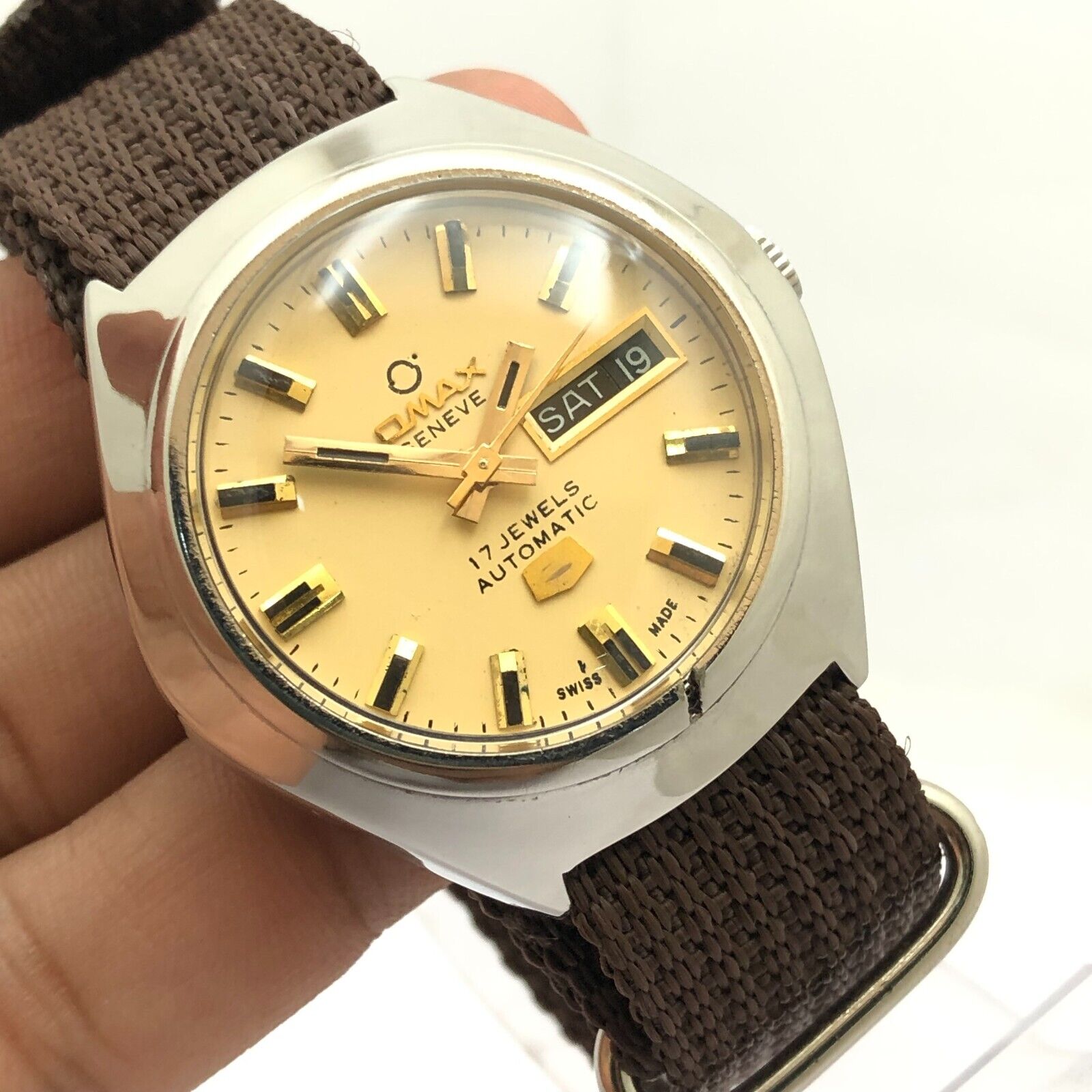 Omax automatic cheap 17 jewels