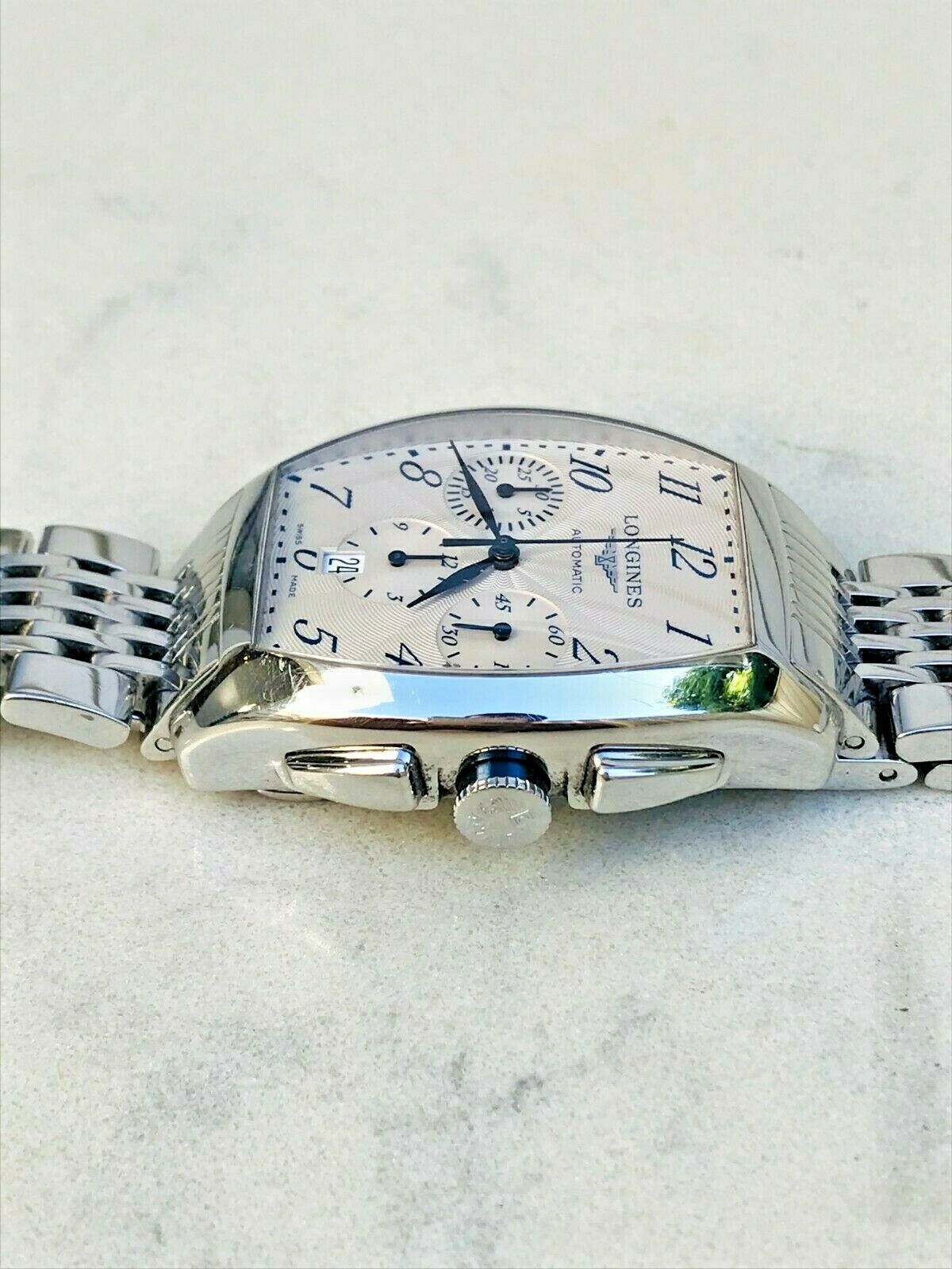 Men s Longines Evidanza L2.643 4 Chronograph Date ALL SS Auto