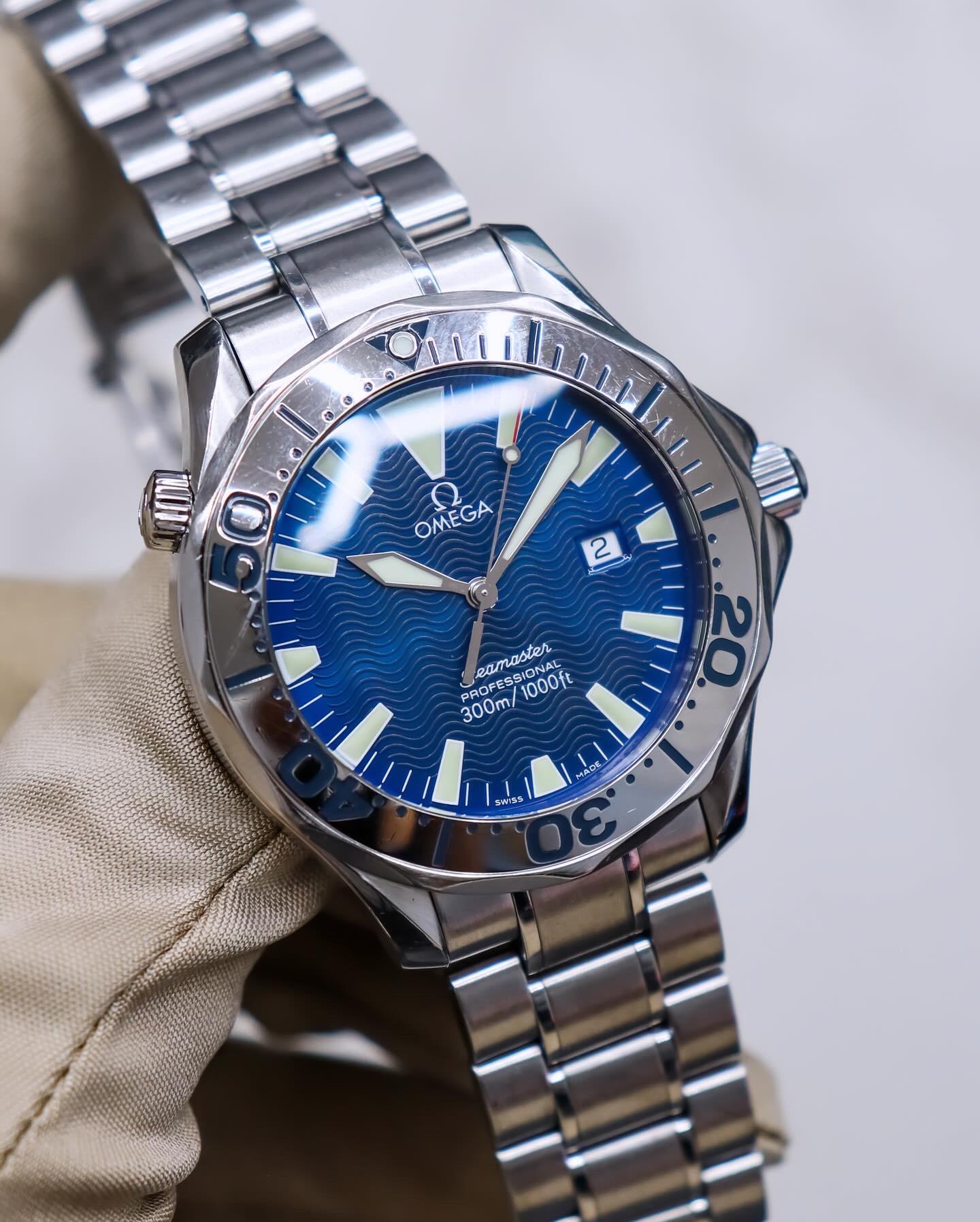 FSOT Omega Seamaster 300m Electric Blue 2265.80.00 WatchCharts Marketplace