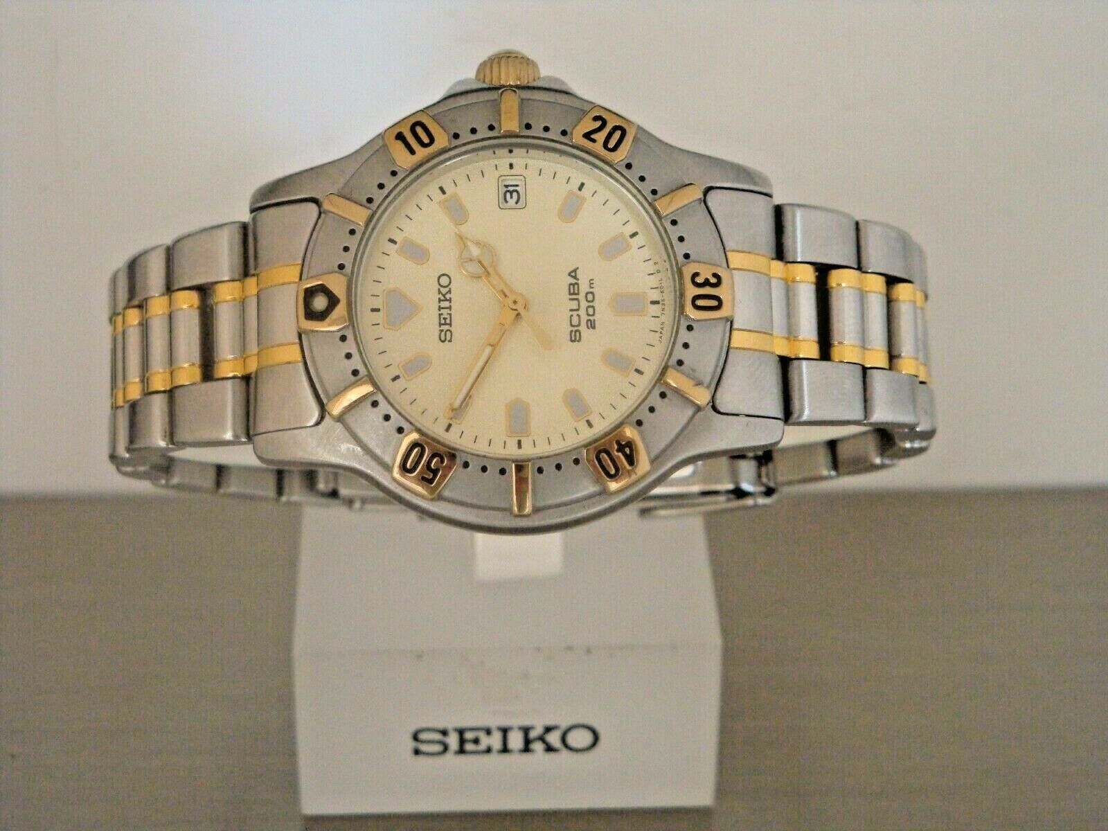 Seiko Scuba 200m 7N35 6010. Rare JDM diver model in NOS condition