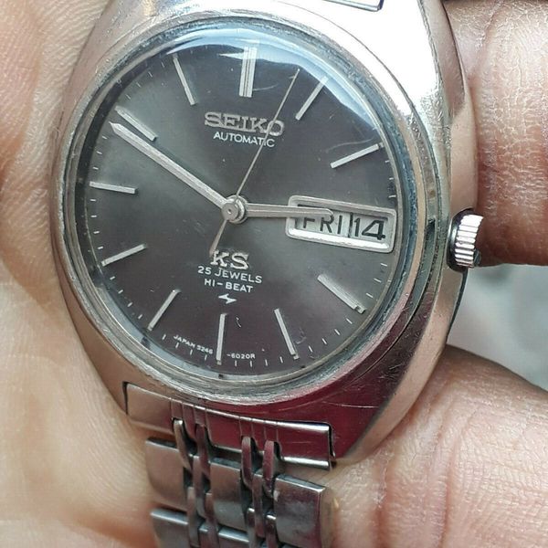 Vintage King Seiko HiBeat 52466020 Automatic Men's Wrist Watch 19601969 WatchCharts Marketplace