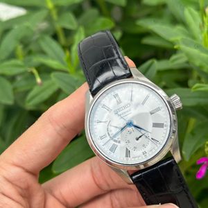Seiko SSA346J1 Presage Cocktail Sidecar Power Reserve Champagne