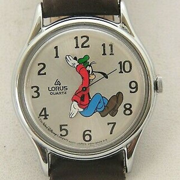 Vintage Walt Disney Goofy Backwards Lorus by Seiko Unisex Quartz Watch WatchCharts