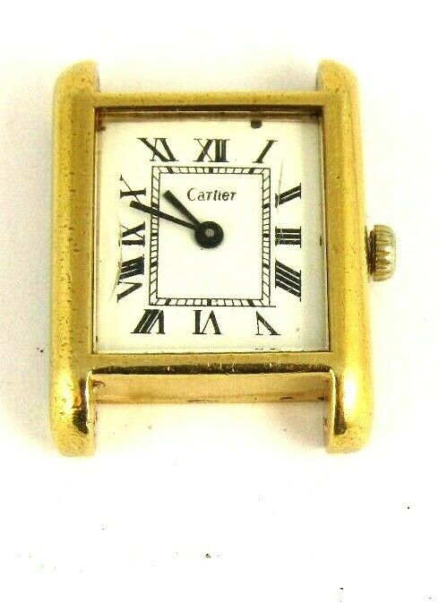 Vintage Cartier Ladies Caliber 78 1 ETA 2512 Hand Winding Watch