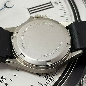 Hamilton Khaki Field Womens Date Black Dial Watch 9771B