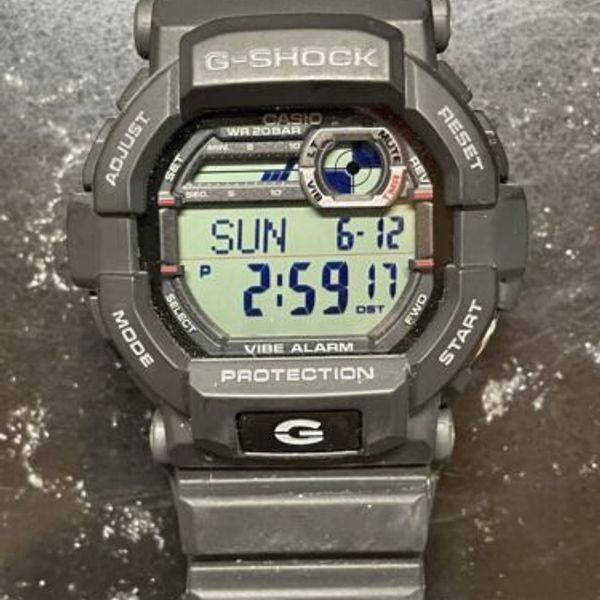 GShock Vibration Alarm Men's Black Watch GD3501 MSRP 120