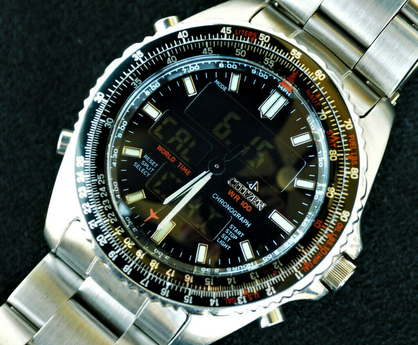 CITIZEN プロマスター ワールドタイム C460 ガラス傷 Citizen C460 