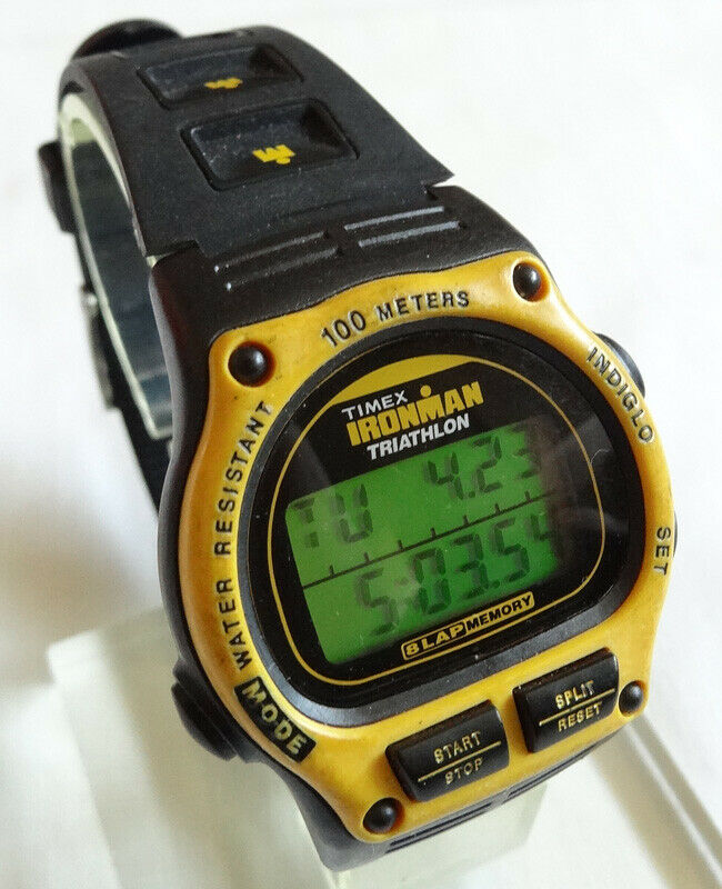 1998 Vintage MENS Timex Iron Man Triathlon 8 Lap 746 Watch Ironman