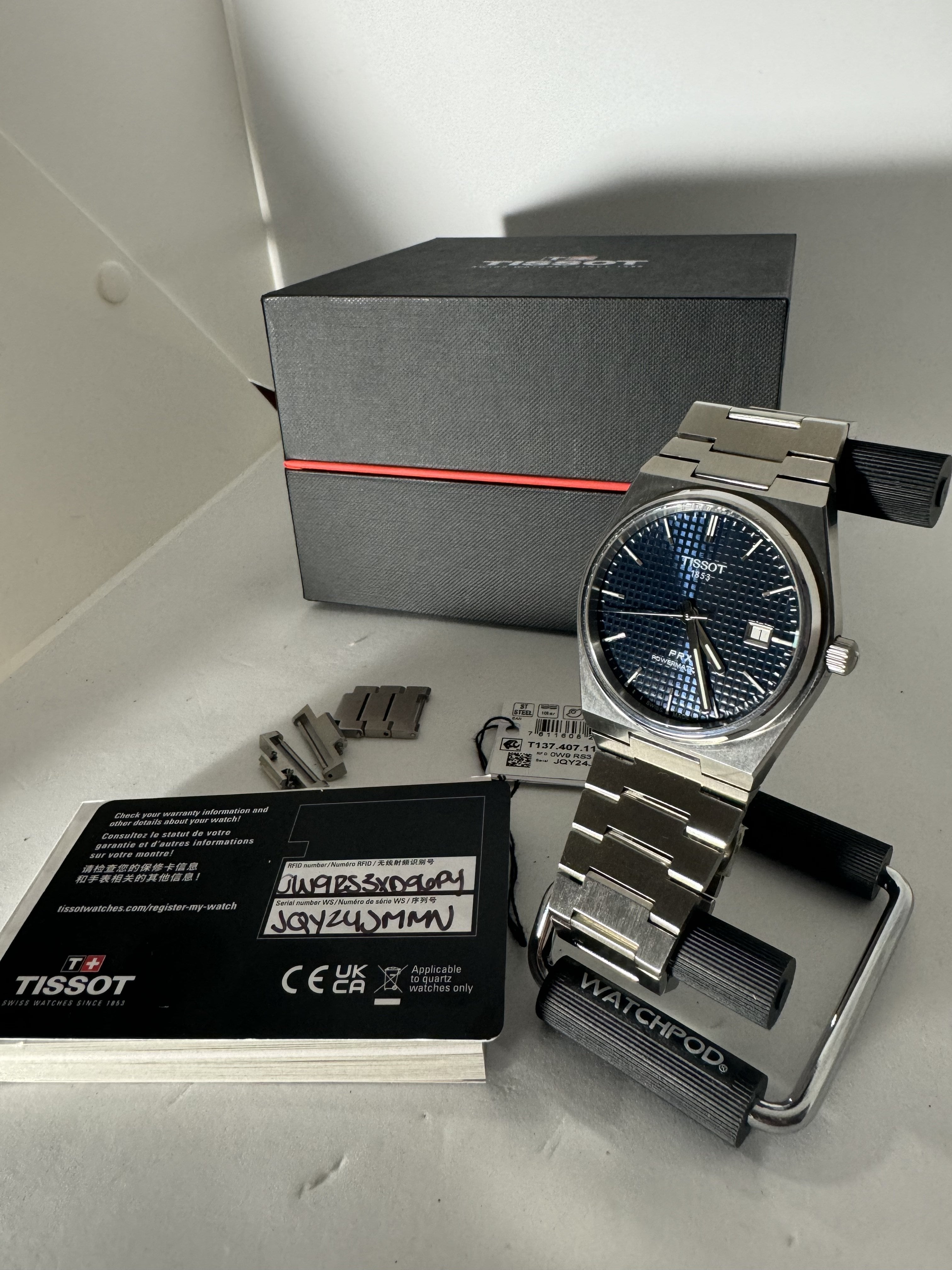 FS TISSOT PRX AUTOMATIC BLUE DIAL WatchCharts Marketplace