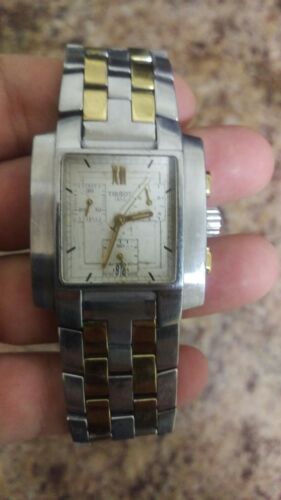 tissot 1853 men wrist watch square chronograph quartz swiss