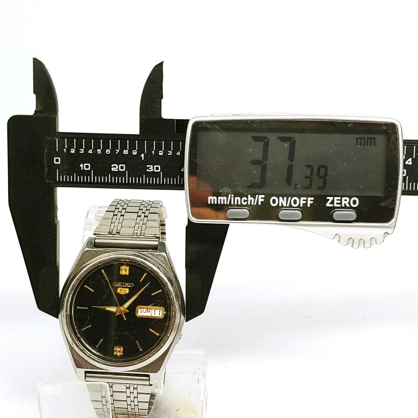 VTG SEIKO 5 AUTOMATIC 21 JEWELS 7S26-021R-R2 DAY DATE MEN'S