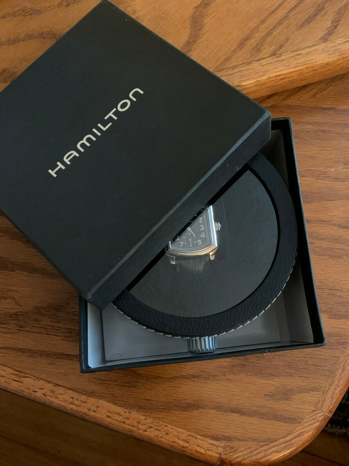 HAMILTON 061132 Small Second Black Square Dial Men