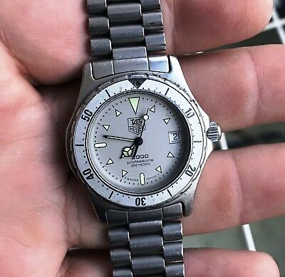 TAG HEUER Professional 2000 ref.972.013 Quartz Watch working