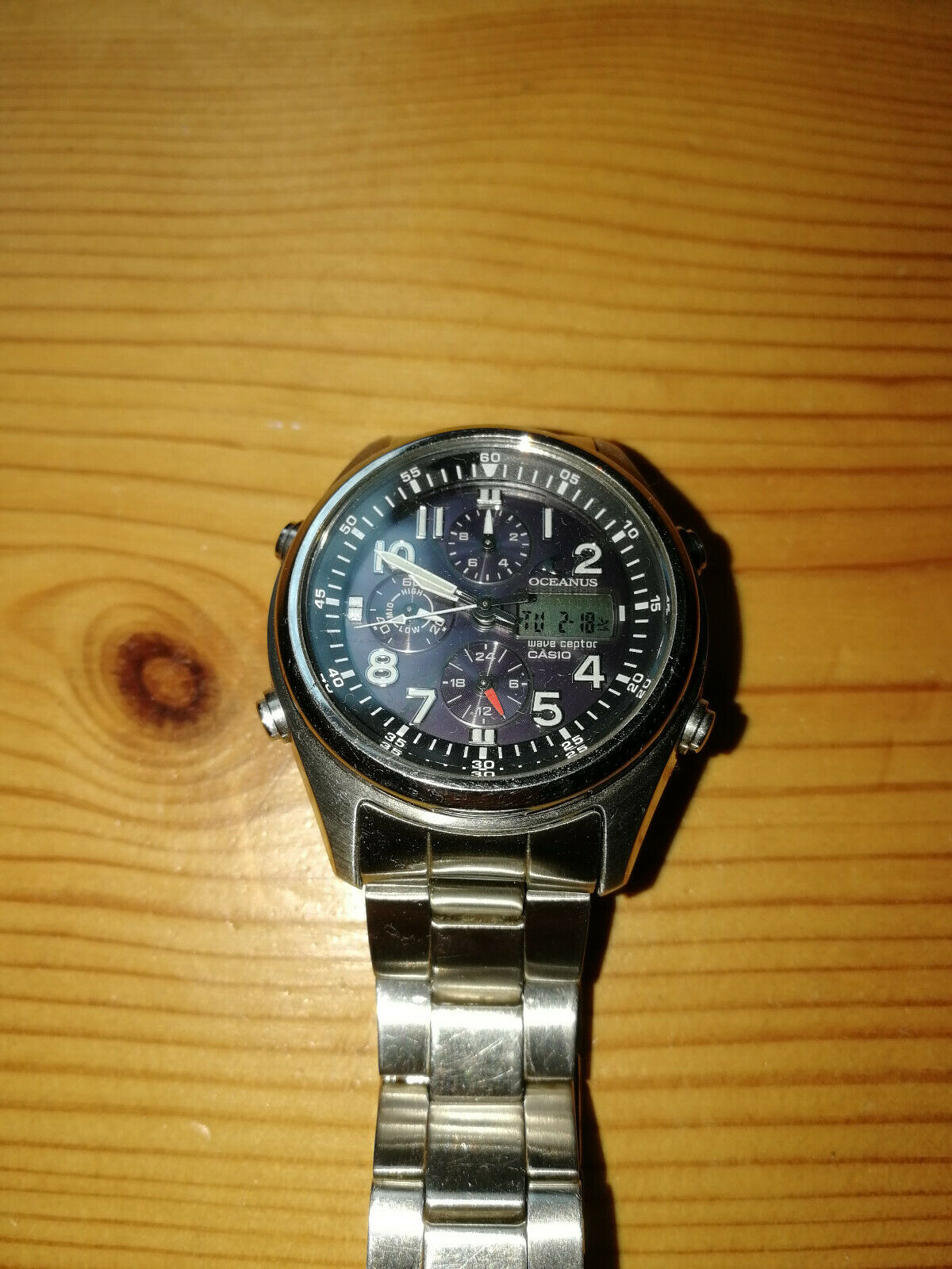 Casio Oceanus OCW-520 wave ceptor Edelstahl Solar Funk Japan Herren  gebraucht | WatchCharts