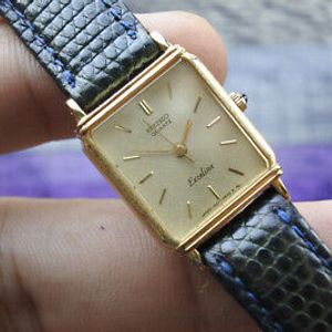 SEIKO セイコー Exceline エクセリーヌ 1221-5670 稼働 Vintage Seiko Exceline 1221 5670 Gold Plated 30Microns Lady