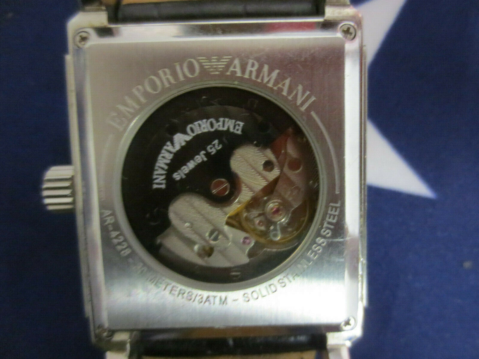 EMPORIO ARMANI AR4228 WATCH AR 4228 SALE SAMPLE MENS MECCANICO 