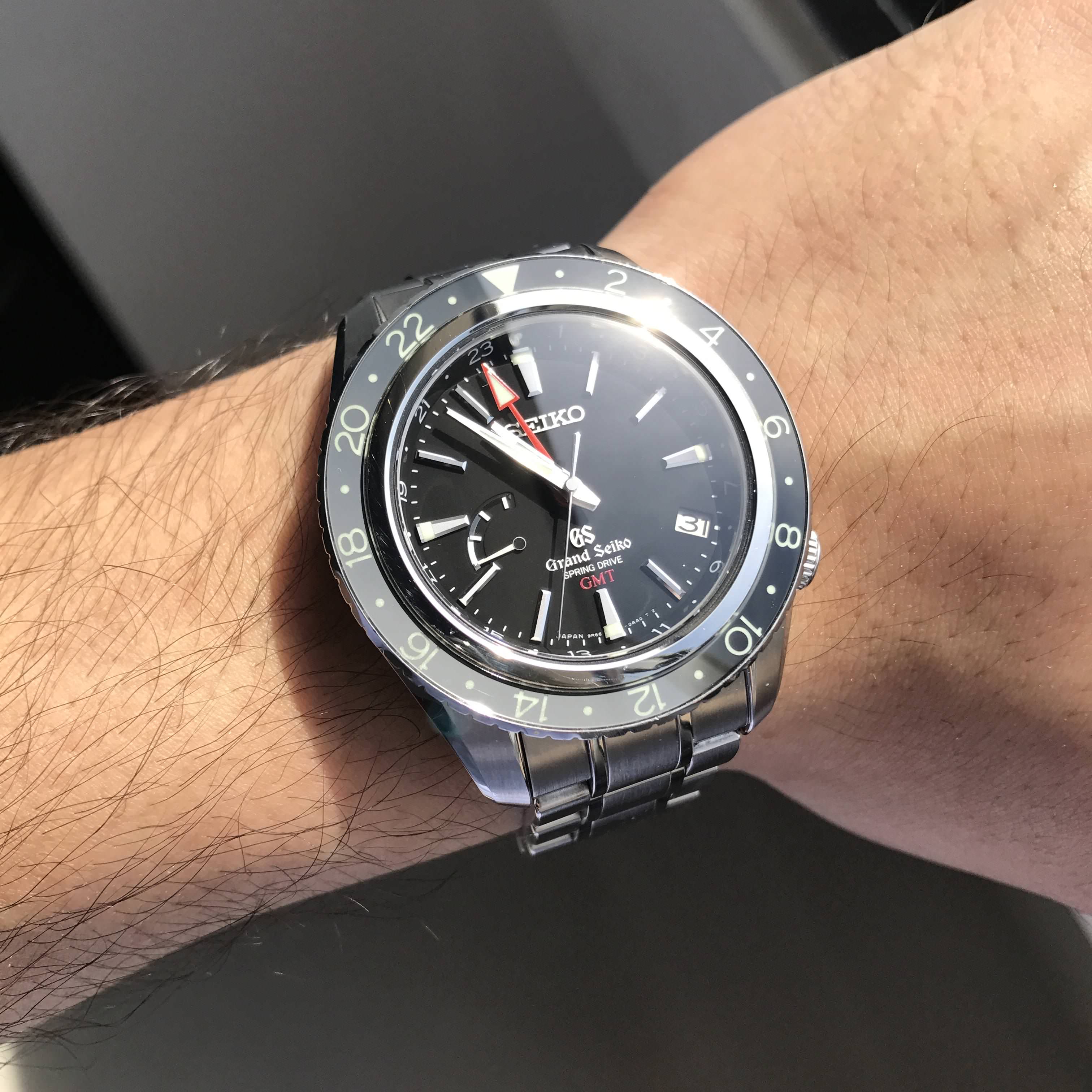 Wts Grand Seiko Sports Gmt Spring Drive Sbge001 Gs Watchcharts