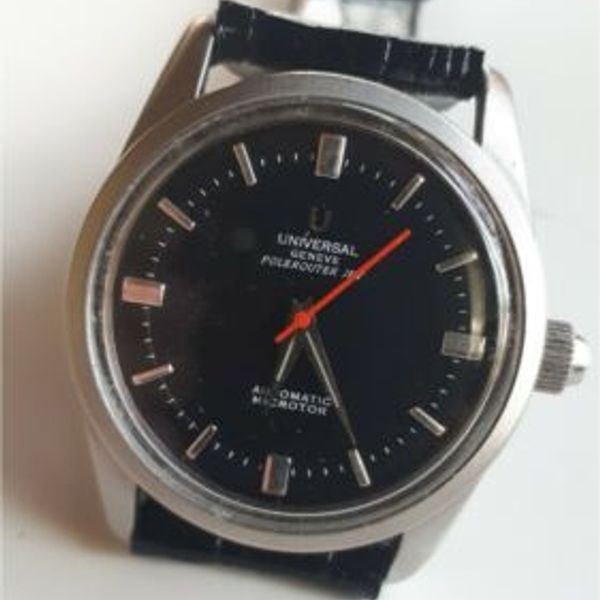 Vintage SS Automatic Universal Geneve Polerouter Jet caliber 2159