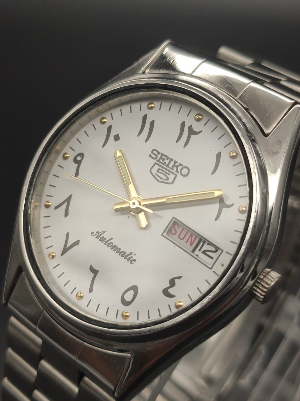 Orologio Da Polso In Legno Unisex, Movimento Al Quarzo, Quadrante Arabo, Cinturino In Pelle Marrone, 45 Mm - Foto 5