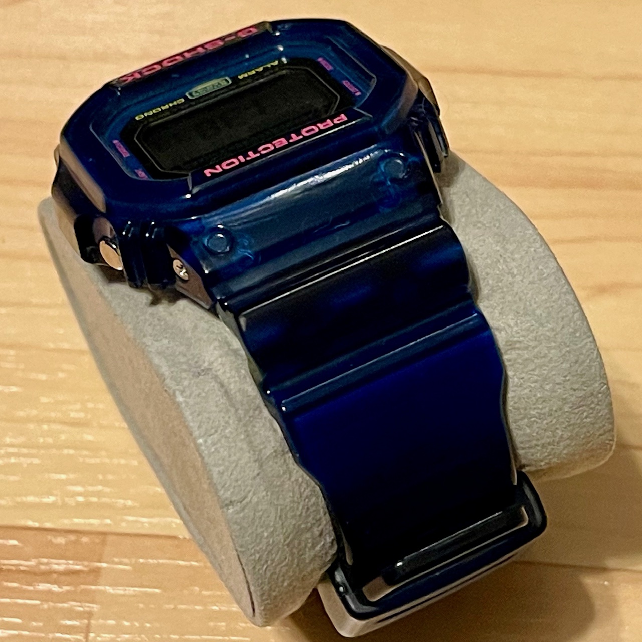 WTS Casio G Shock GLX 5600C 2 Blue Jelly Surf G Lide Tide Moon Graph Square Digital Watch WatchCharts Marketplace