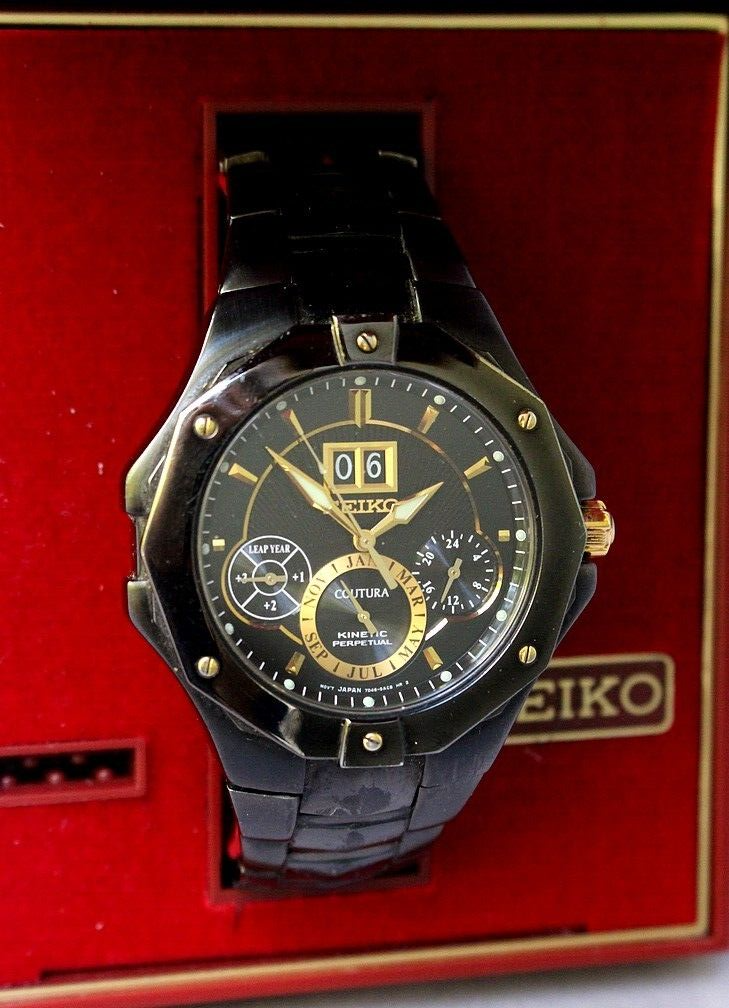 Seiko coutura kinetic discount watch