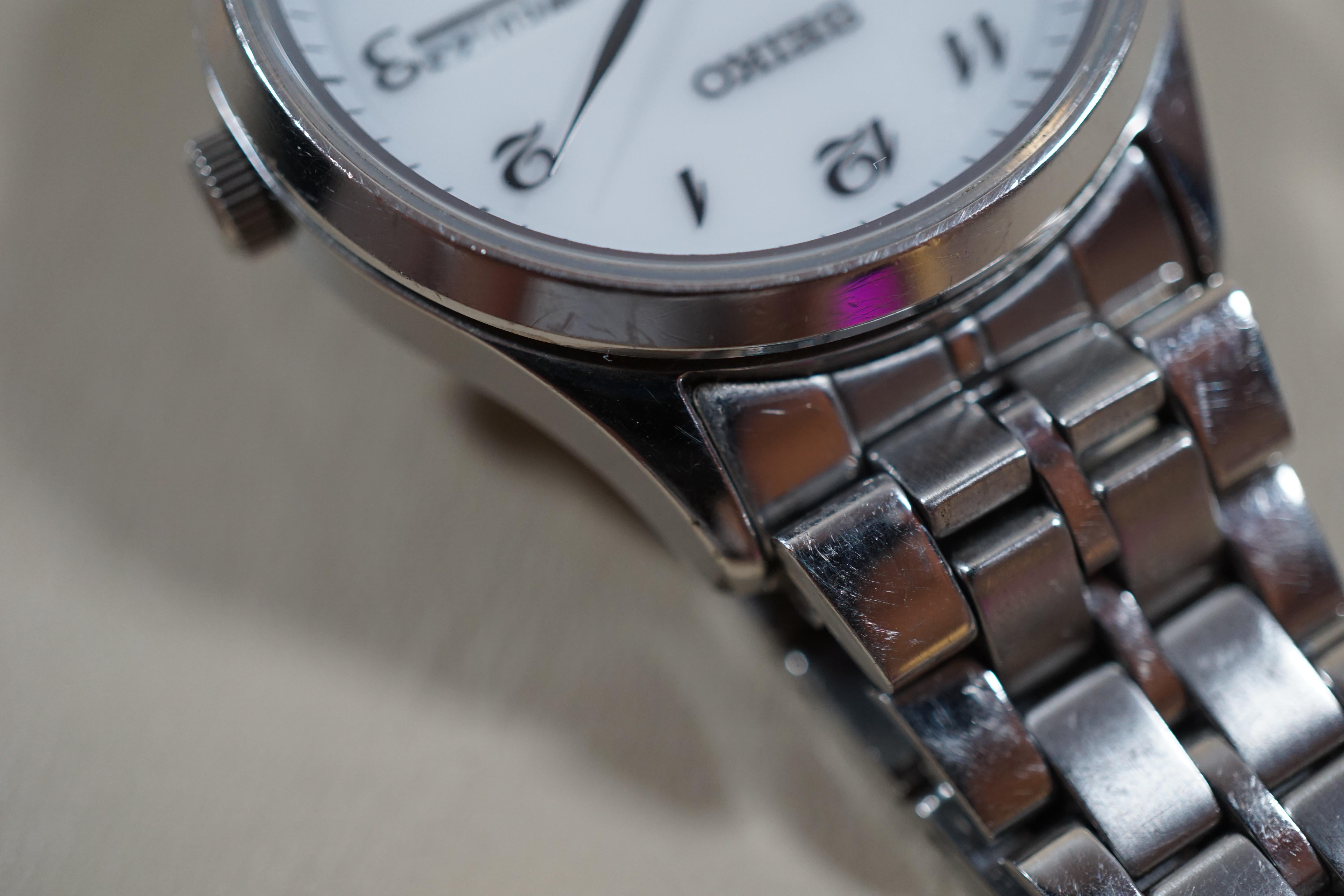 WTS] Seiko Spirit SBPX067 V158 White Dial Sapphire Solar Quartz