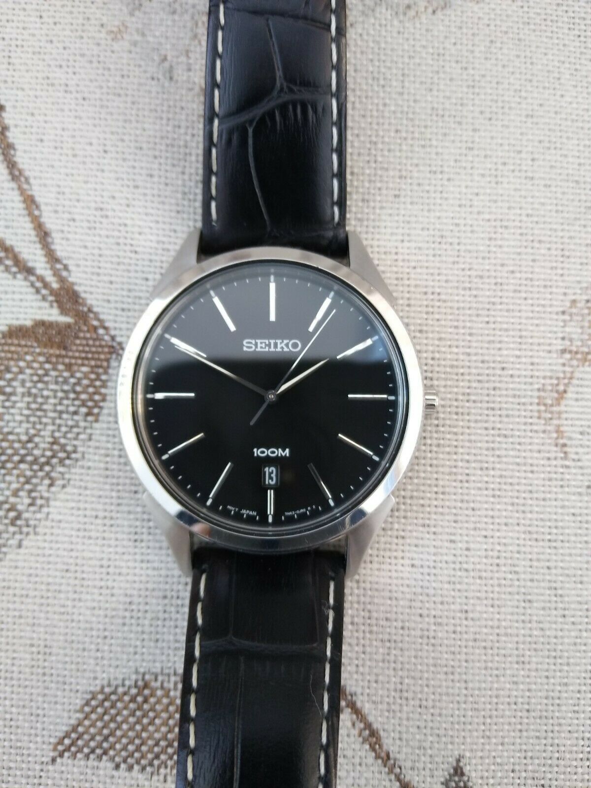 Seiko Gent s Dress watch 7N42 0FR0 leather strap in Immaculate