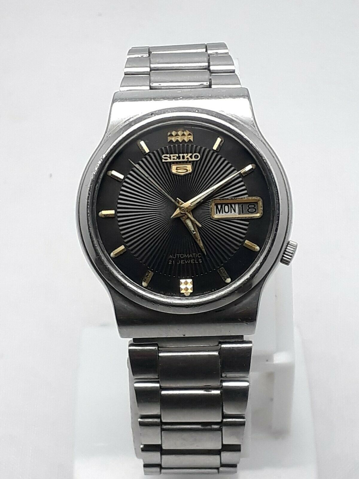 Vintage Seiko 7019-8261 Automatic 21Jewels Men's Wristwatch