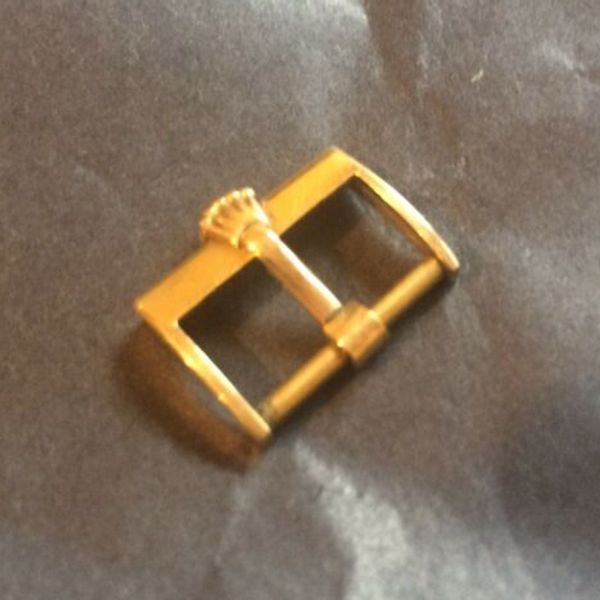Vintage 9ct 375 Gold Rolex RWC Watch Buckle Wide Crown c.1960s