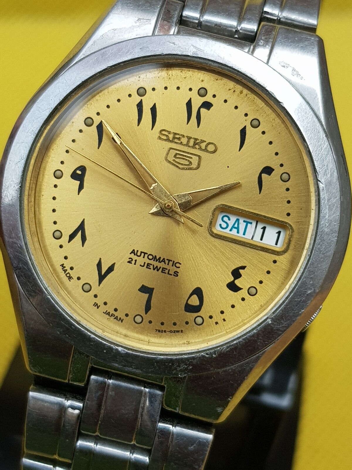 Seiko 5 automatic 21 Jewels Arabic Dial 7S26-02A0 wristwatch Seiko 5 automatic 21 Jewels Arabic Dial 7S26-02A0 wristwatch