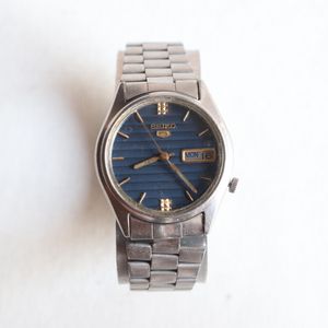 WTS] Vintage Seiko Automatic 7019-8180 – Unique Striped Blue