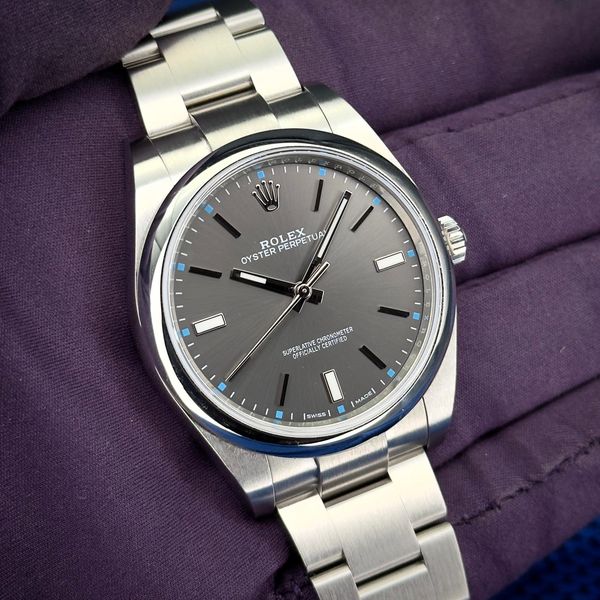 [WTS] Rolex Oyster Perpetual 39 Rhodium 114300 Full Set | WatchCharts ...