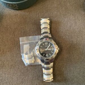 Citizen Eco Drive Watch WR 200 E111 K005850 Silver [Broken Band