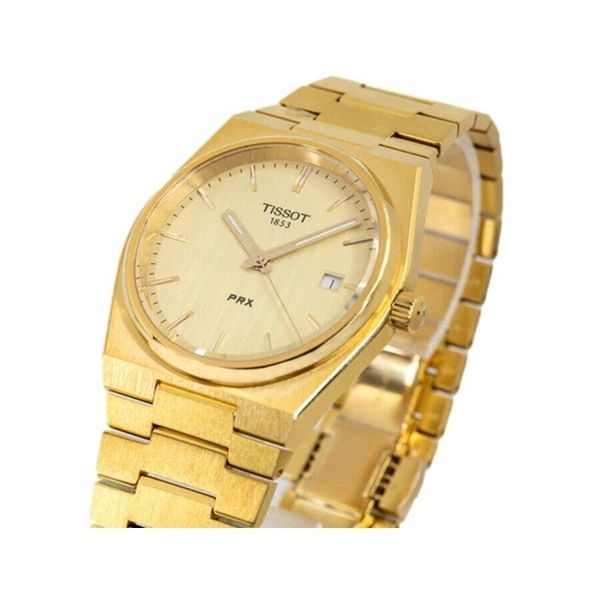 Orologeria Majer | Orologio TISSOT PRX Dorato T1374103302100 - Foto 7