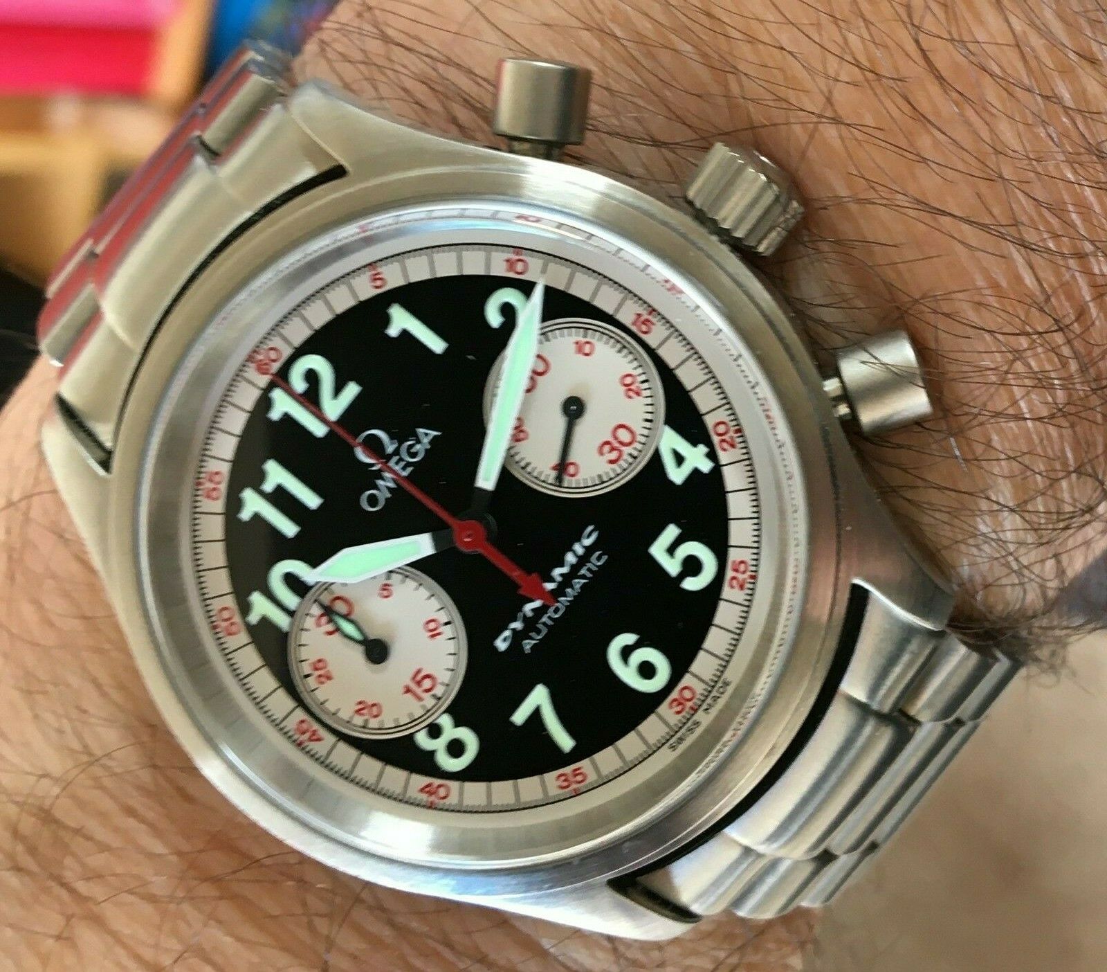 Omega dynamic 3 discount chronograph