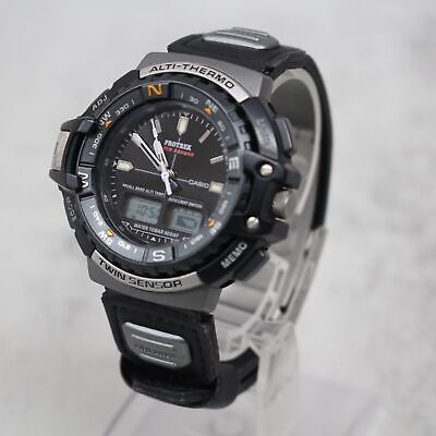 Casio Pro-Trek Twin Sensor 2307 PRT-700 Digital watch Water Resistance Junk  | WatchCharts Marketplace