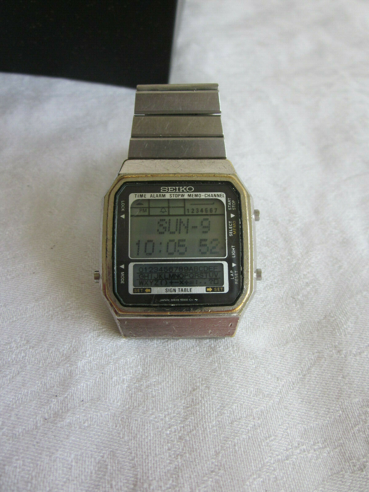 SEIKO SIGN TABLE D 409 5000 DIGITALUHR 70er 80er JAHRE mit