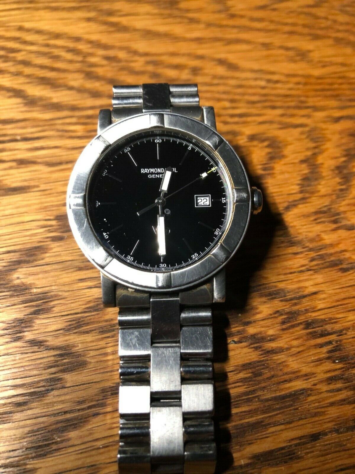 Raymond Weil men s watch Parsifal W1 6100 WR 50M needs battery