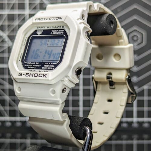Casio G-Shock GW-M5610 MARINE WHITE Solar Multiband 6 Square GW