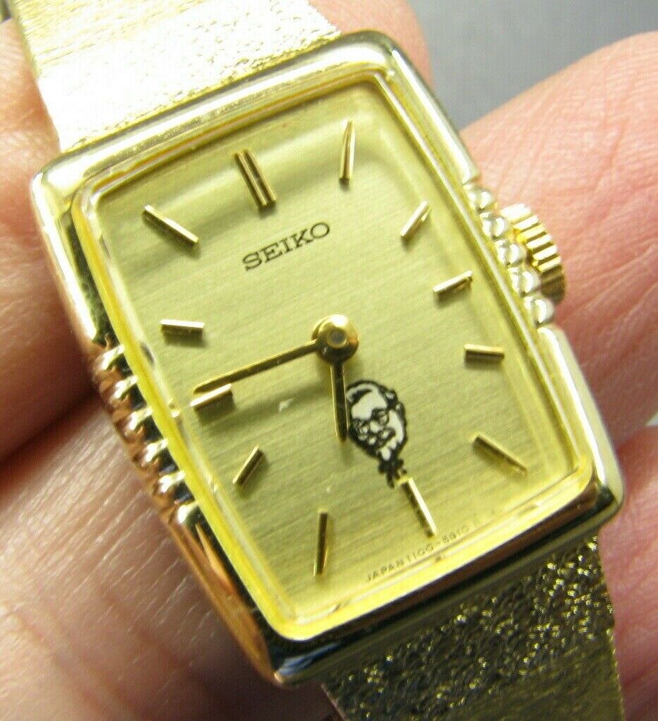 Vintage SEIKO LADIES WATCH Hand Winding KFC KENTUCKY FRIED CHICKEN