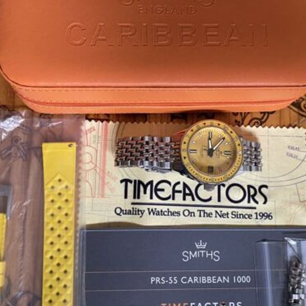 Montre De Plongée Automatique Smiths Caribbean 1000 PRS-55 - Édition Limitée 2024 - Complète (boîte+papiers) - Occasion