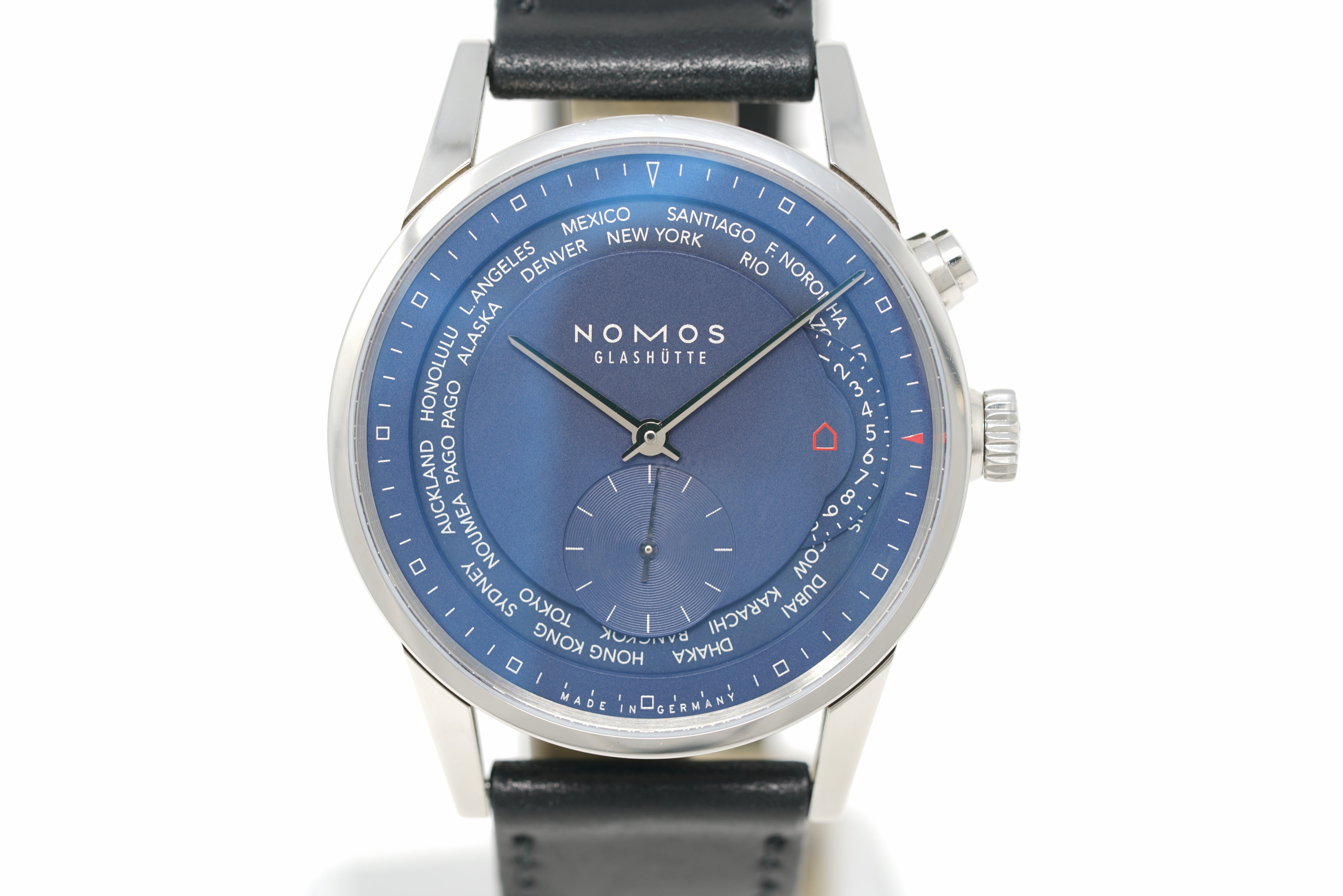 Zürich world time midnight blue — NOMOS Glashütte