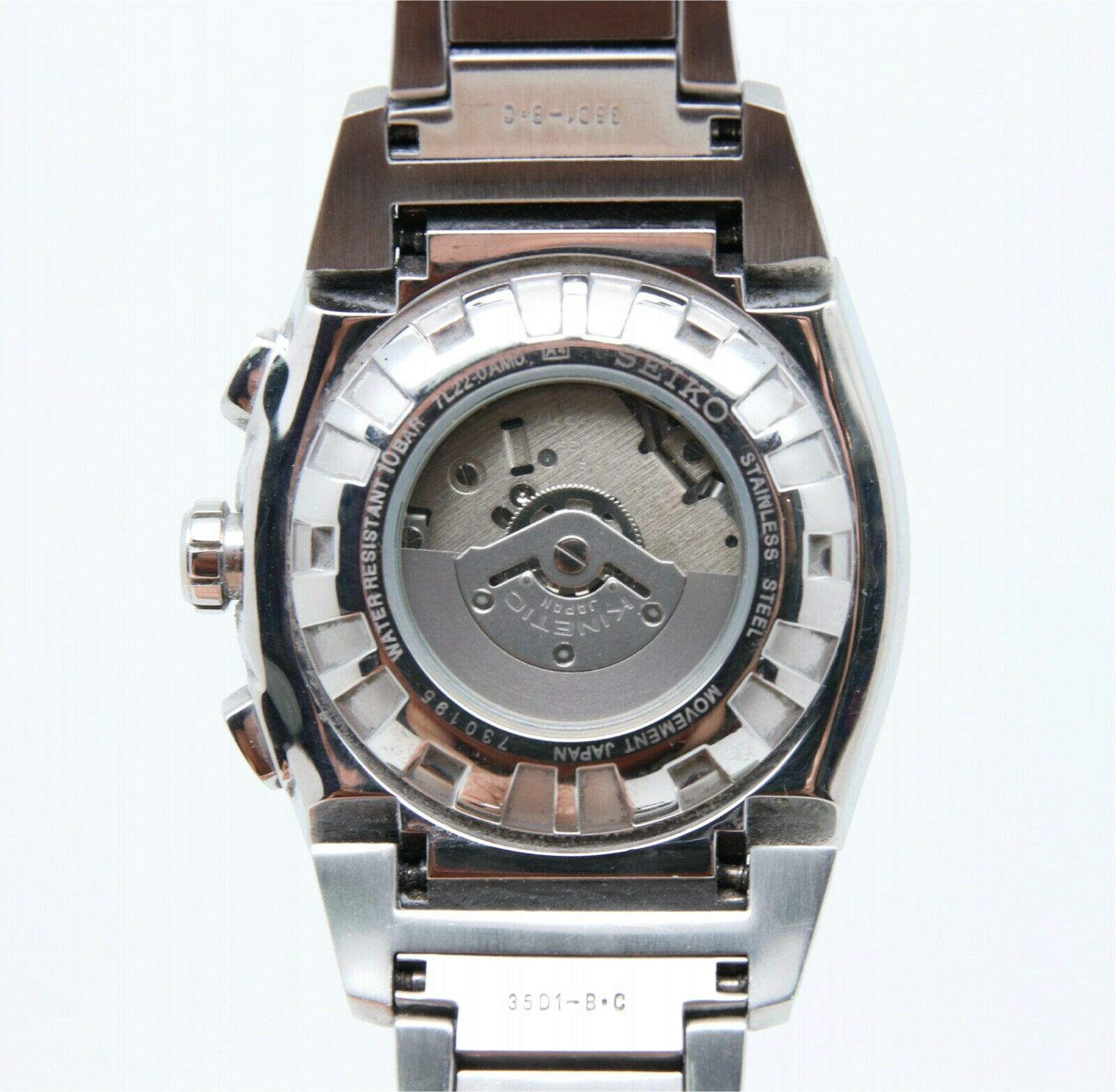 Seiko Sportura SNL017 7L22-0AM0 Alien Head Chronograph Kinetic