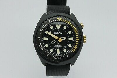 Seiko SUN045 PROSEX 200m Air Divers Kinetic GMT Black Yellow Men