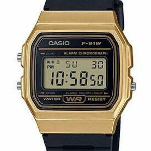 Casio Armbanduhr Unisex Digital Quarzwerk Classic Uhr Schwarz Gold Unvollstandig Watchcharts