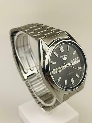 seiko men's snk795 seiko 5 automatic stainless steel watch with black dial
