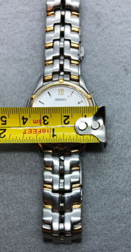 Seiko 7N32-0049 50mcTwo Tone Date Watch. Nice. New Battery. | WatchCharts